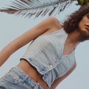 ZARA DENIM VEST